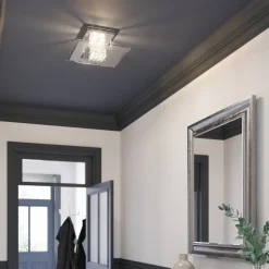 Iøynefallende LED-taklampe Lisandra til bad