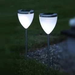 Jannik - dekorativ solcellelampe (LED) i 2-pakning