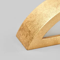 Jasin - vegglampe med gullfarget overflate