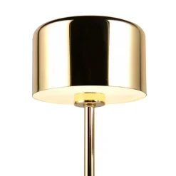 Jeff LED-bordlampe, messing, høyde 30 cm, metall