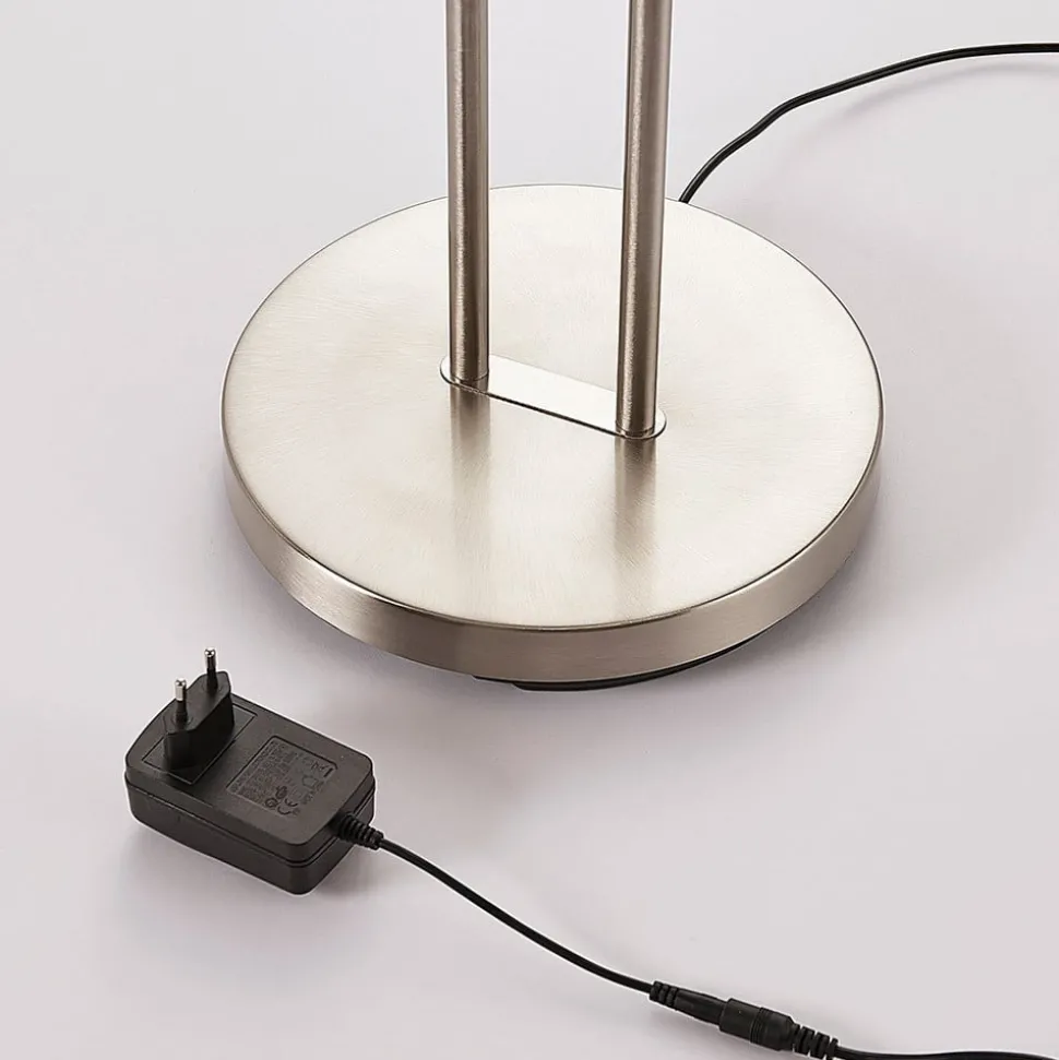 Jonne LED-uplight med lesearm, dimbar, rund