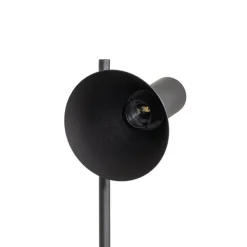 Jump gulvlampe, svart, justerbar, hylle