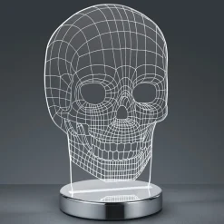 Justerbar farge - LED-bordlampe Skull