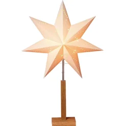 Karo - lampe med fot og mønstret stjerne 70 cm