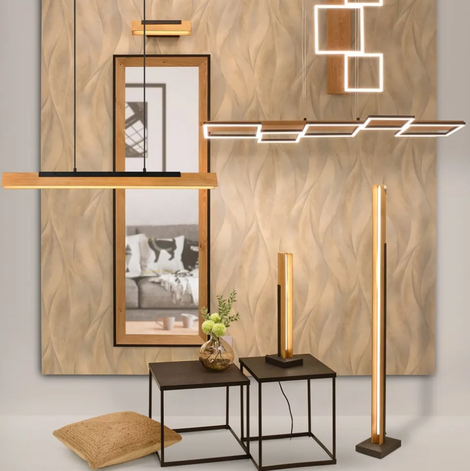 Kerala LED-gulvlampe med berøringsdimmer