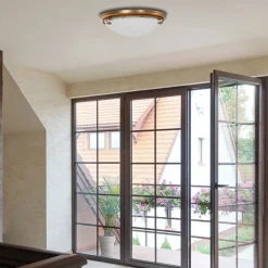 Klassisk rustikk taklampe 2 x 40 W