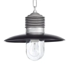 Klassisk utendørspendel Ampere aluminium/svart