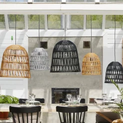 Knute lampeskjerm, uten stikkontakt, Ø 30 cm, grå