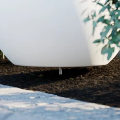 Kuleformet lampe Cumulus L til hagen, Ø 60 cm