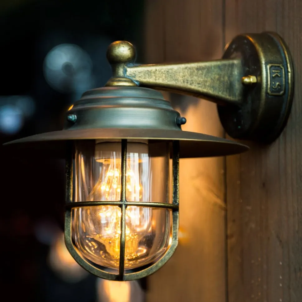 Labenne utendørs vegglampe i bronse