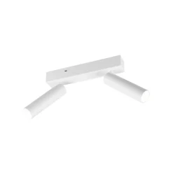 LED downlight Ambala, 2 lyskilder, hvit, metall, CCT, dimbar