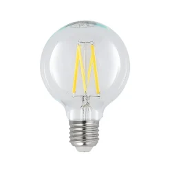 LED E27 8W G80 2 700 K filament dimbar klar 2stk