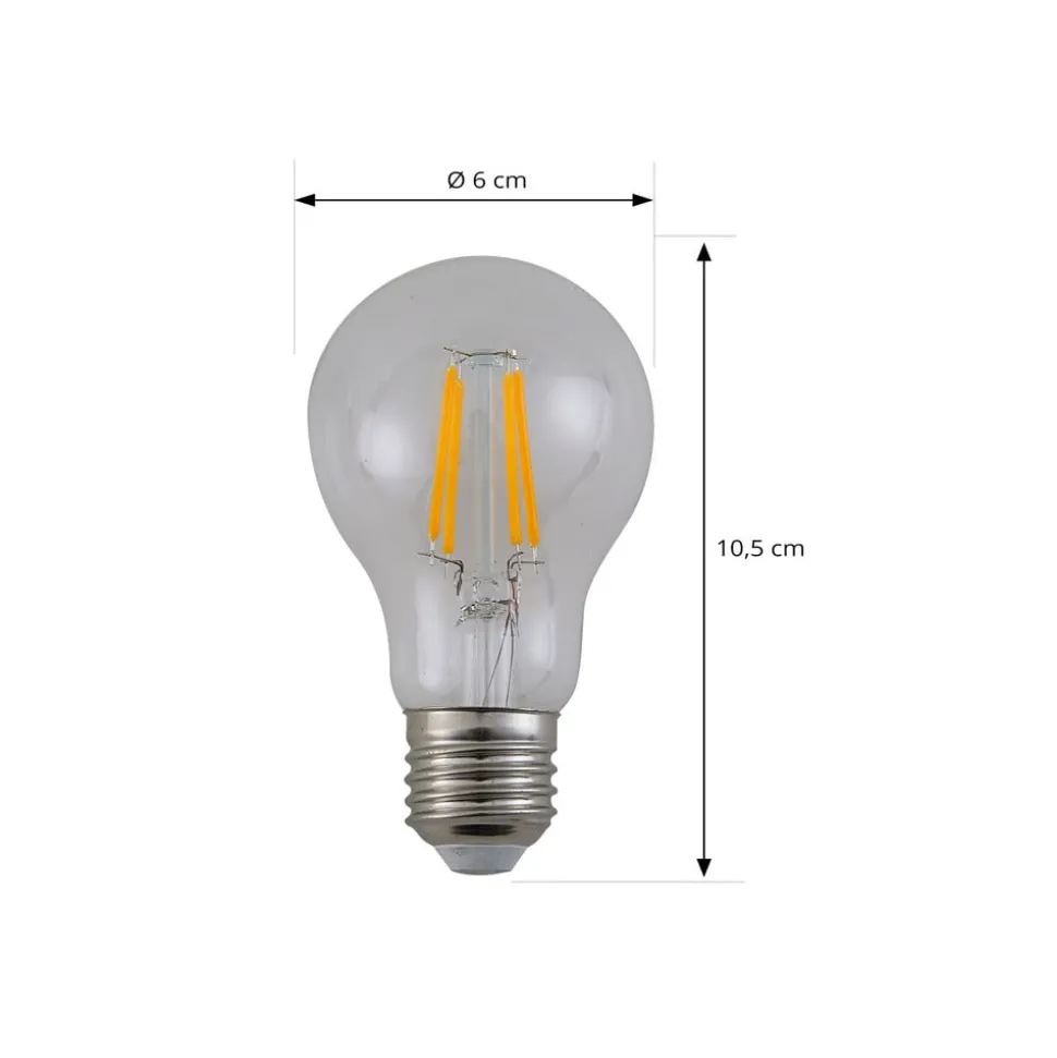 LED glødepære, klar, E27, 7,2 W, 4000K, 1521 lm
