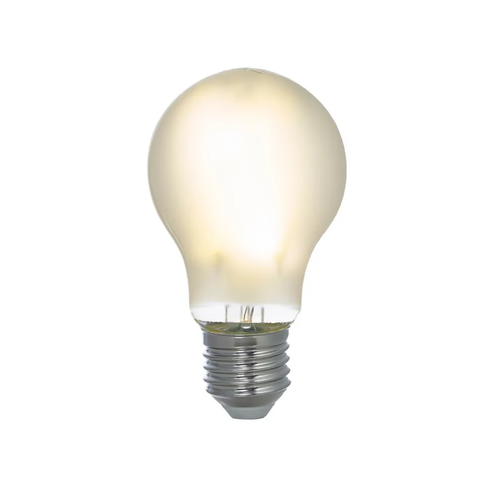 LED glødepære, matt, E27, 3,8W, 3000K, 806 lm
