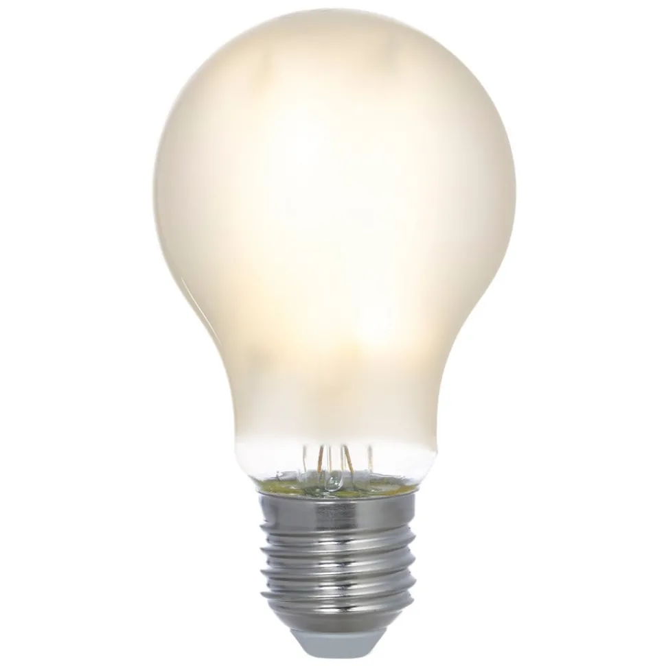 LED glødepære, matt, E27, 2,2W, 3000K, 470 lm