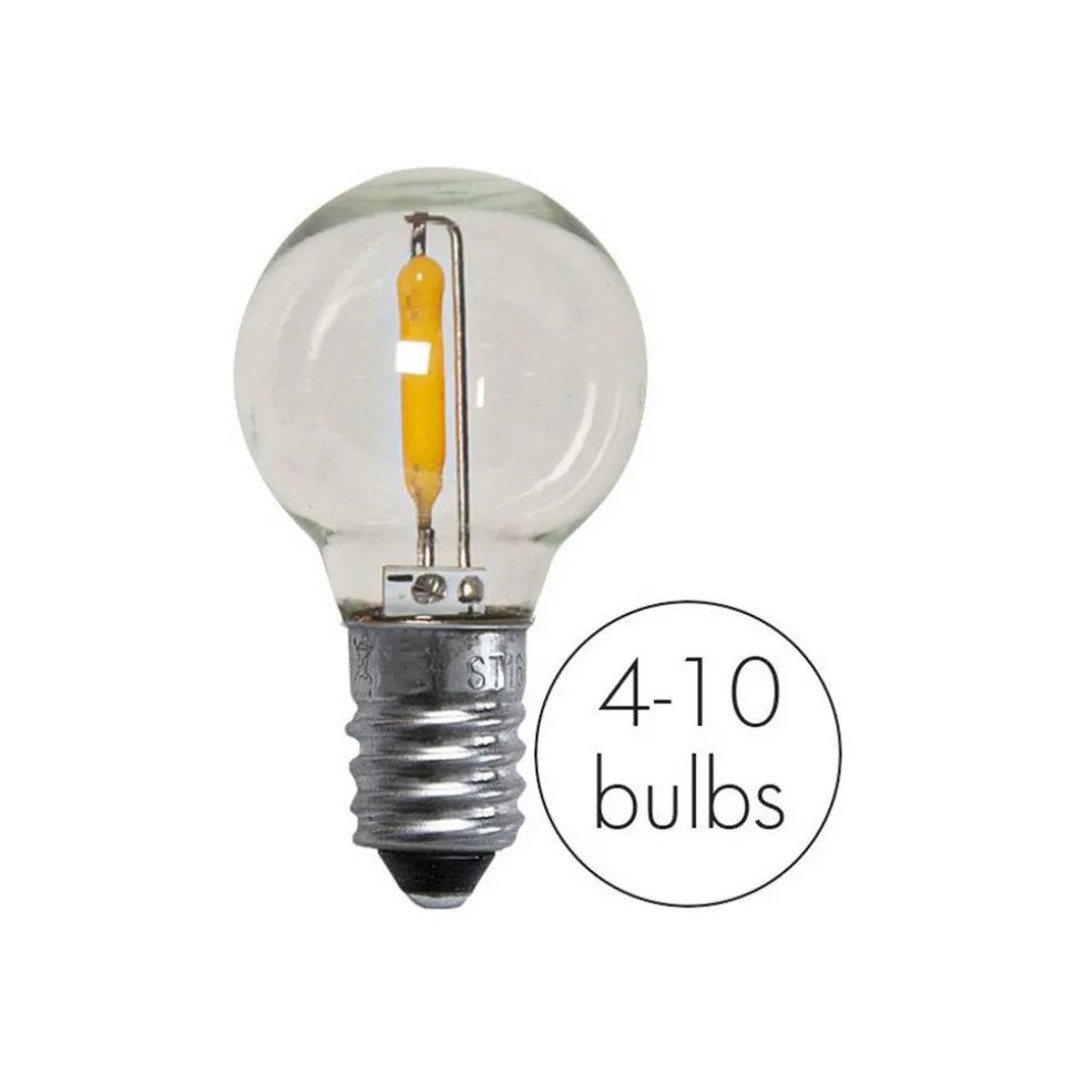 LED reservepære E10 0,5W klar 23-55VAC/DC 3xSet