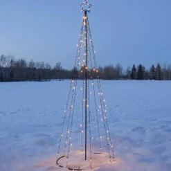 LED utendørs dekorasjon Light Tree, delvis blinkende lysdioder