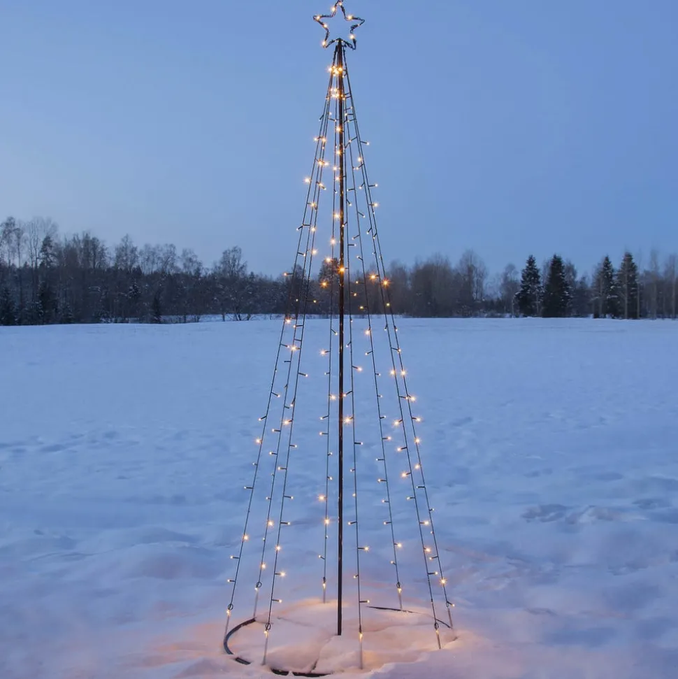 LED utendørs dekorasjon Light Tree, delvis blinkende lysdioder