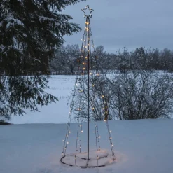 LED utendørs dekorasjon Light Tree, delvis blinkende lysdioder