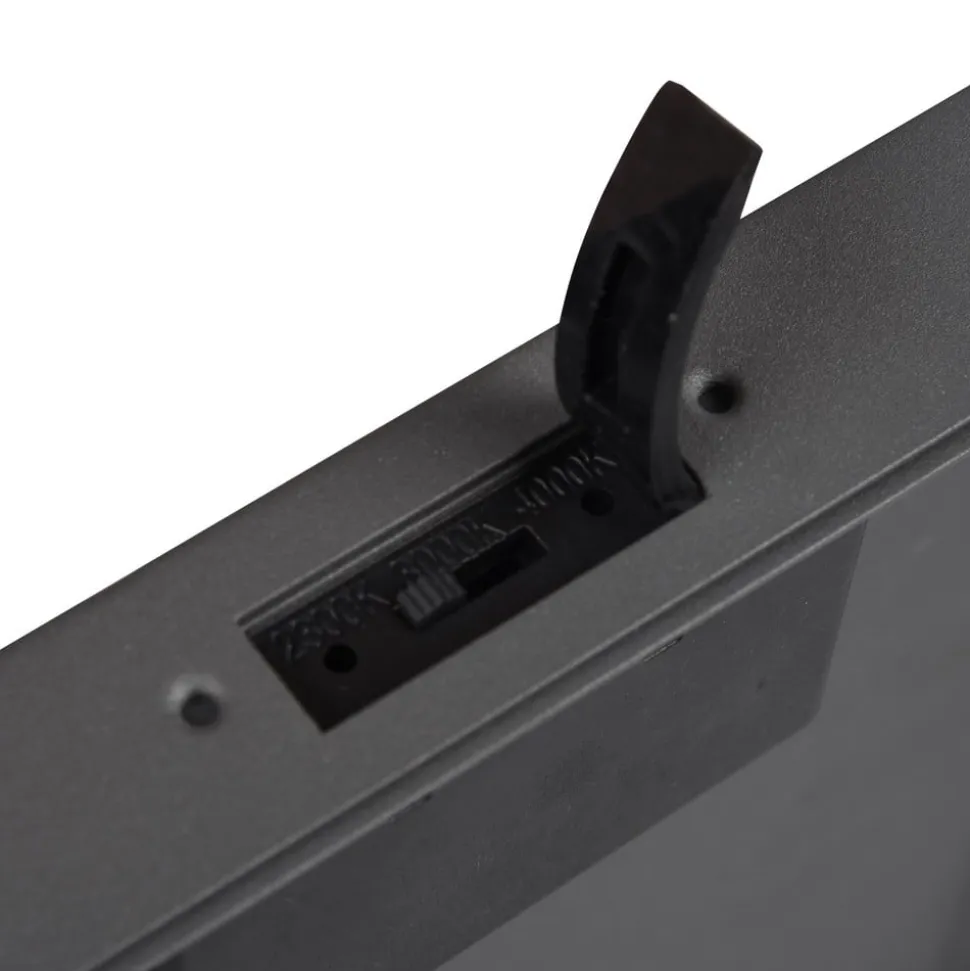 LED utendørs vegglampe Witham, IP54, CCT, antrasitt