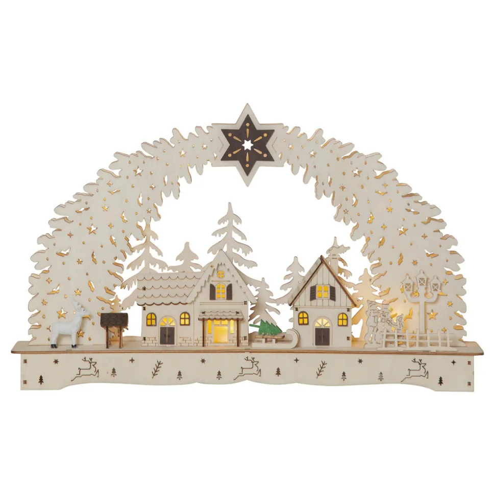 LED-adventsstake Bamberg Stadt, batteridrift