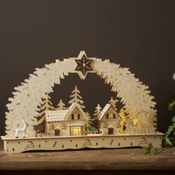 LED-adventsstake Bamberg Stadt, batteridrift