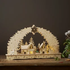 LED-adventsstake Bamberg Stadt, batteridrift