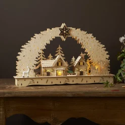 LED-adventsstake Bamberg Stadt, batteridrift