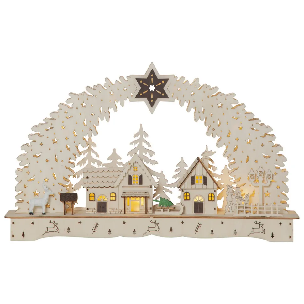 LED-adventsstake Bamberg Stadt, batteridrift