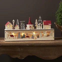 LED-adventsstake Rosenheim Stadt, batteridrift