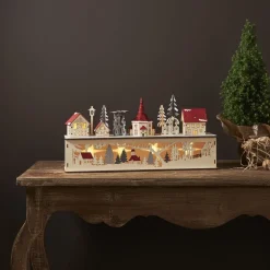 LED-adventsstake Rosenheim Stadt, batteridrift