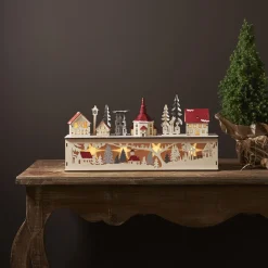 LED-adventsstake Rosenheim Stadt, batteridrift