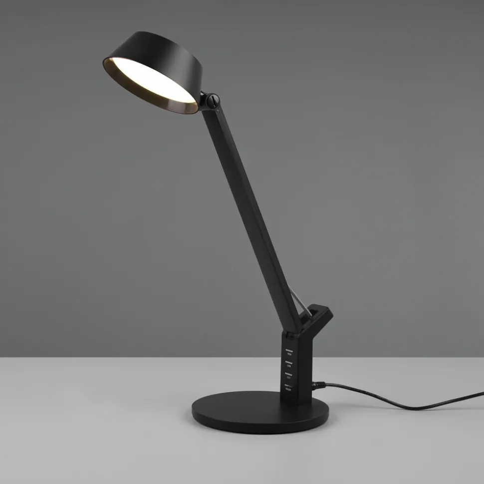 LED-bordlampe Ava med dimmefunksjon, svart