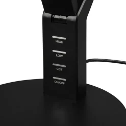 LED-bordlampe Ava med dimmefunksjon, svart