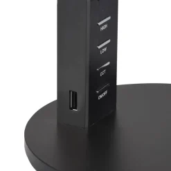 LED-bordlampe Ava med dimmefunksjon, svart