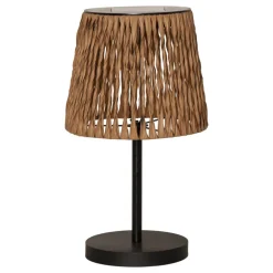 LED-bordlampe Cesta 48 cm brun/svart plast/metall