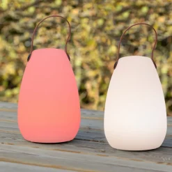 LED-bordlampe OOO-50002 for utendørs bruk, med oppladbart batteri