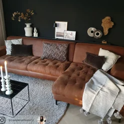 LED-bordlampe Toc med USB-lader, IP54, svart