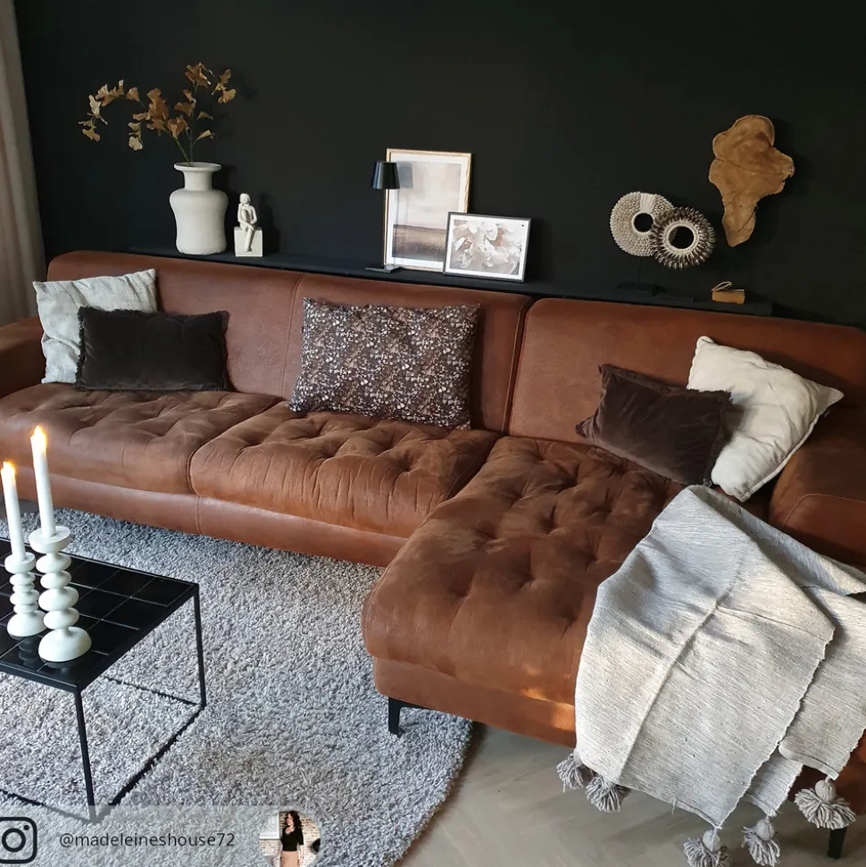 LED-bordlampe Toc med USB-lader, IP54, svart