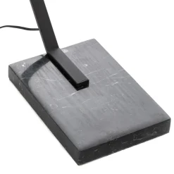 LED-bue-gulvlampe Bangkok, matt svart