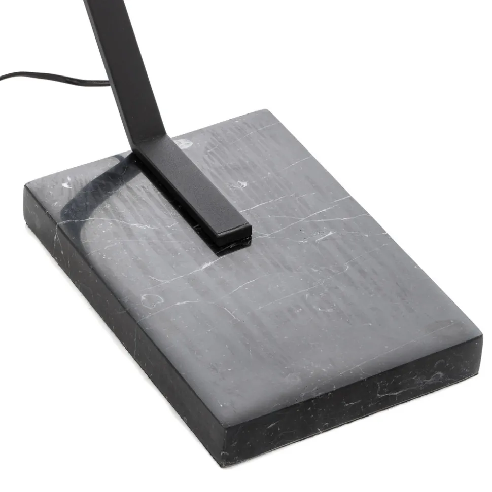 LED-bue-gulvlampe Bangkok, matt svart