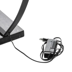 LED-bue-gulvlampe Bangkok, matt svart