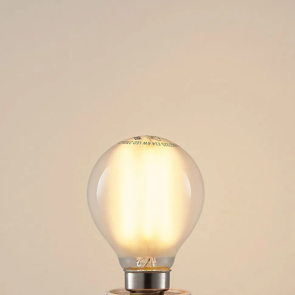 LED-dråpepære E14 4W 2 700 K matt dimbar 5 stk