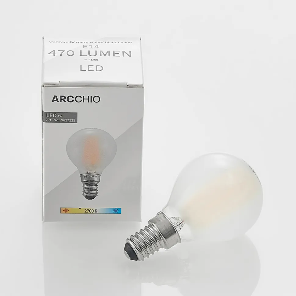 LED-dråpepære E14 4W 2 700 K matt dimbar 2 stk