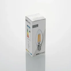 LED-filamentpære E14 4W 827 3-trinns dimmer 3 stk