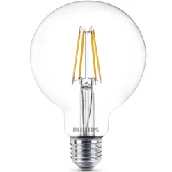 LED-globepære E27 7W 827 G95 klar