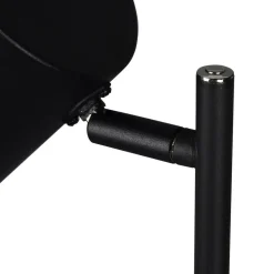 LED-gulvlampe Blake med batteri, dimbar, svart