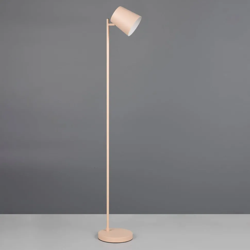 LED-gulvlampe Blake, sand, metall, dimbar