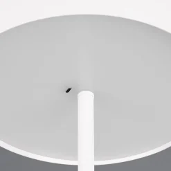 LED-gulvlampe Jeff, hvit, metall, høyde 147 cm