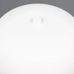 LED-gulvlampe Jeff, hvit, metall, høyde 147 cm